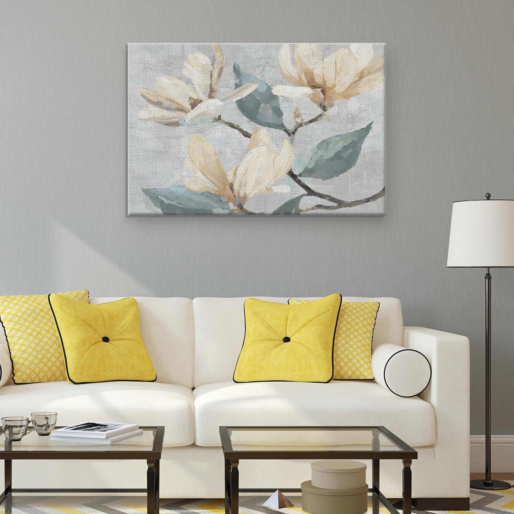 Masterpiece Art Gallery Tree Blossom Grace I Soft by Studio Arts Canvas Art Print 24" x 36"