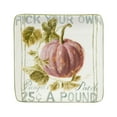 thumbnail image 5 of Certified International Autumn Harvest Set Square Canape/Luncheon Plates, Set Of 4, Small, 5 of 5