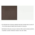 thumbnail image 3 of Uxcell Felt Furniture Pads, 200x180mm Self Adhesive Square Floor Protector Brown 4Pack, 3 of 6