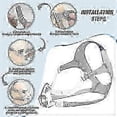 thumbnail image 3 of CPAP Air Fit N20 3 Packs Replacement for Mask - CPAP Accessories Supplies Straps Full Face, 3 of 5