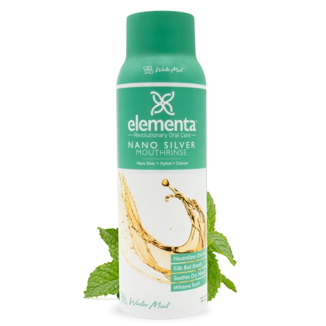 Elementa Rinçage Buccal Argent Menthe d'Hiver, 20 oz