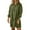 Army Green, variant on Dresses for Women Casual Fashion Comfortable Button Lapel Collared Long Sleeve Solid Color High Waist Shirt Flattering Dresses to Hide Tummy Black S-2XL