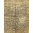 thumbnail image 1 of Ahgly Company Machine Washable Indoor Rectangle Abstract Brown Gold Area Rugs, 4' x 6', 1 of 7