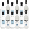 Nkd Distillery Gin 6 Pack Alternative Premium Non-Alcoholic Spirit 750 ML Bottles w 6 Pack Owen’s Mixers Club Soda 750 ML Bottles - Perfect for Mocktails - A