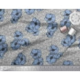 thumbnail image 3 of Soimoi Poly Georgette Fabric Anemone Floral Print Fabric by Yard 42 Inch Wide, 3 of 4