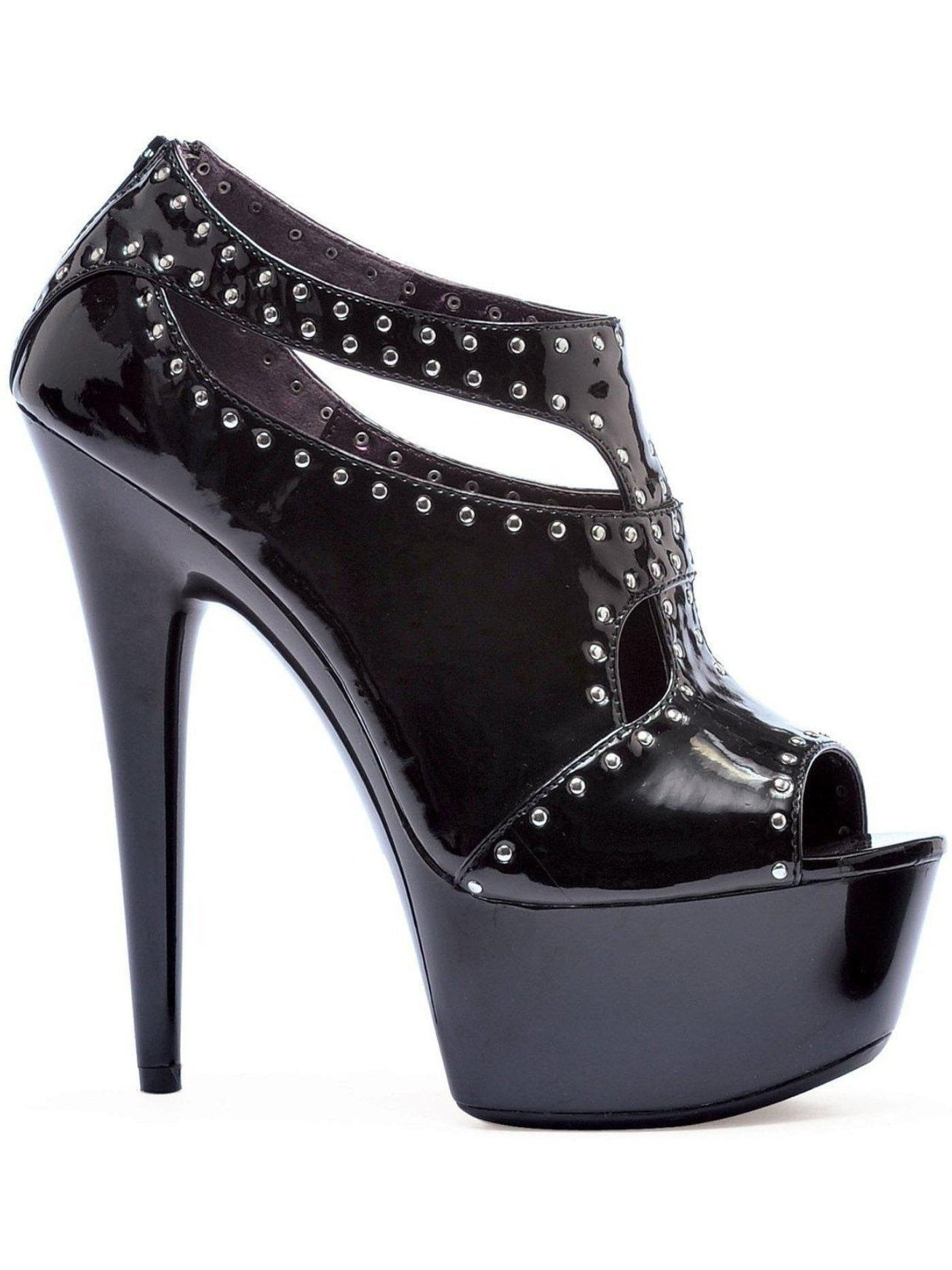 black shoes with silver studs