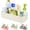 Beige, variant on Baby Shower Caddy Plastic Nursery Portable Storage Organizer Caddy Tote for Child/Kids, Divided Basket Bin with Wood Handle for Bathroom, Dorm Room, Holds Hand Soap, Bottles, Spoons (Beige)