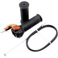 thumbnail image 1 of Motorcycle 7/8" 22mm Twist Throttle Accelerator Grip & Cable For 47cc 49cc Mini Pit Dirt ATV Quad Pocket Motorized Bike Parts, 1 of 5