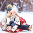 thumbnail image 2 of Xuyuer Inflatable Snow Tube 31 Inch 80cm Snow Sled Disc for Winter Tubing Sledding Sliding, Red,Ultra Lightweight GearCamping Gear For Travel Friendly Camping Accessories, 2 of 6