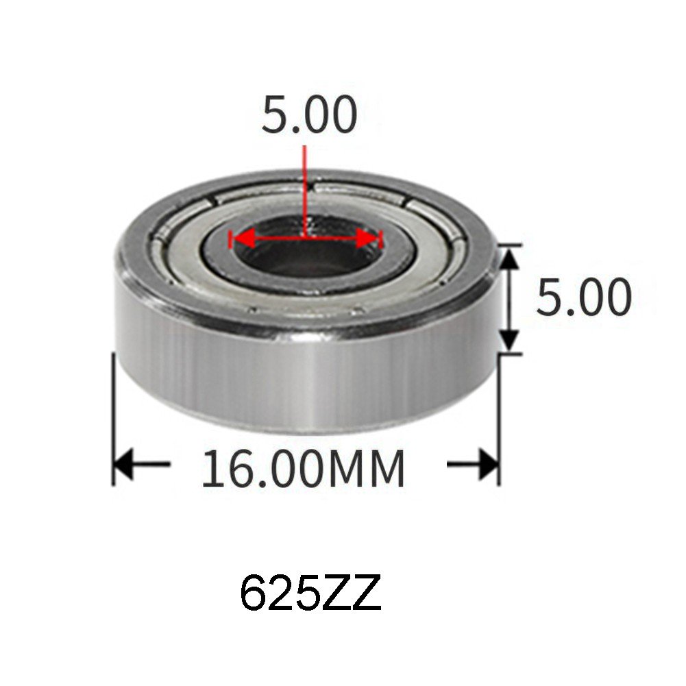Roulements à Billes 696ZZ – 5 Pièces, 6x15x5mm, Double Blindé ABEC-3 – Marque Uxcell