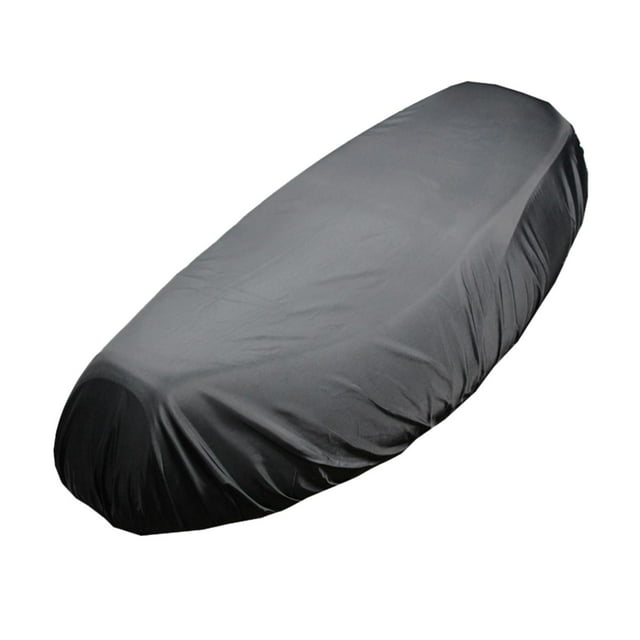 Funda de cojín para asiento de motocicleta, impermeable, con protector solar, para vehículos XL negro