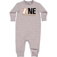 thumbnail image 2 of Inktastic 1st Birthday Baseball Boys First Baby Fleece Romper, 2 of 4