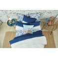 thumbnail image 2 of Llama Boho Blue Multicolor Cotton Throw Pillow 22" x 22" Cover And Insert Set, 2 of 4