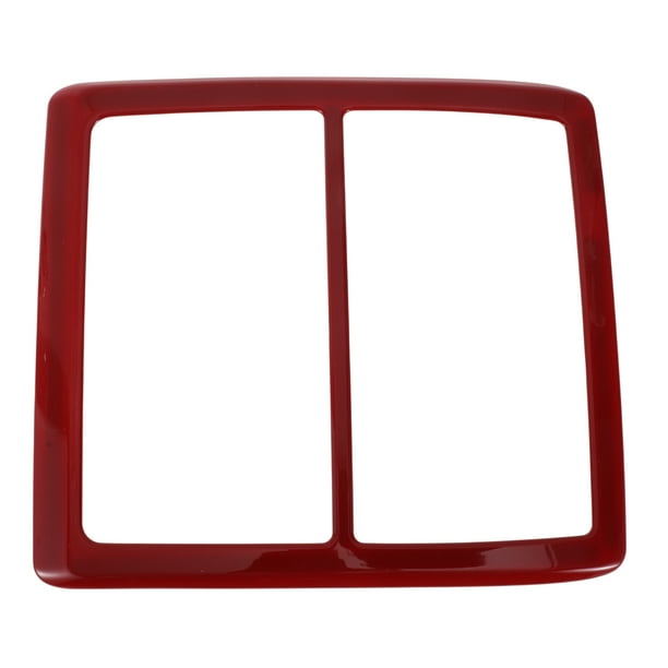 Anillo de recorte del faro para Toyota Tacoma 2016-2023, anillo de faro delantero, cubierta decorativa roja, 1 Pc