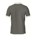 thumbnail image 2 of Men's Casual Short -sleeved Lapel Polo Shirt, Summer Men's Clothing European measurement, 2 of 5