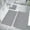 Gray, variant on KCEHTA Bathroom Rug Sets 3 Piece, Memory Foam Bath Mat Set, Non Slip Bathroom Mat Set, Water Absorbent Bath Rug for Toilet and Floor