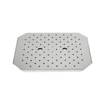TrueCraftware- Stainless Steel Half-Size False Bottom- for Heavy-Duty Steam Pan Chafing Steam Table Pan Catering Storage Metal Food Pan
