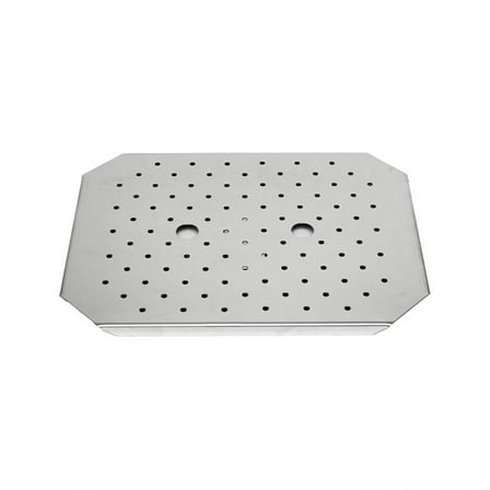 TrueCraftware- Stainless Steel Half-Size False Bottom- for Heavy-Duty Steam Pan Chafing Steam Table Pan Catering Storage Metal Food Pan