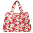 thumbnail image 3 of Wrapables Large Foldable Tote Nylon Reusable Grocery Bags, Sakura, 3 of 7