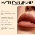 thumbnail image 5 of Orange Red Staining Lipliner, Long-Wear Lip Contour Stick with Pigment, Waterproof Lip Pencil for Natural Tint – 0.7g, 5 of 7