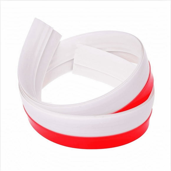 Self-adhesive Weather Stripping Door Bottom Seal Strip, 2" W X 39" L (White)