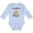 AE-Light Blue, variant on Inktastic Hawaiian Party Pineapple Girls Long Sleeve Baby Bodysuit
