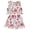 style-15 White, variant on Gubotare Girls Summer Outfits Kid Shorts Girls Print Short-Sleeved T-Shirt & Paper Bag Waist Belted Shorts-Short Sleeve Set (Red,Size 6-7 Years)