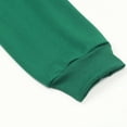 thumbnail image 4 of TOWED22 Men's Hoodies Casual Pullover Hooded Sweatshirt Long Sleeve Quarter Zip Hoody Tops With Kangaroo Pocket(Dark Green,3XL), 4 of 9