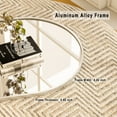 thumbnail image 4 of BEAUTYPEAK Miroir Pleine Longueur 64"x21 Pouces Miroir sur Pied Arqué Miroir Pleine Longueur, Argent, 4 of 6
