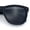 Matte Black Frame - Black Lens, variant on SA106 Polarized Sport Keyhole Bridge Sunglasses for Men UV400 Lightweight Plastic Matte Tortoise Frame - Black Lens