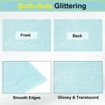 thumbnail image 3 of Uxcell 3 PCS Glitter Pearl Acrylic Sheet,12" x 12" x 1/8" Pearlescent Cast Pmma Plastic Sheets for DIY Art Crafting,Light Blue, 3 of 6