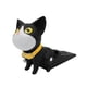 thumbnail image 4 of Tope de puerta, soporte para puerta, tope, forma de gato, reducción de ruido, PVC antideslizante Negro Blanco, 4 of 9