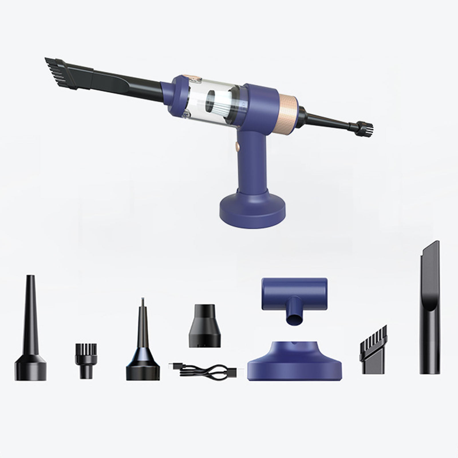 Usbinx Life Handheld Vacuum and Blower Rechargeable 7000pa Wet/Dry Car Vacuum Cleaner Portable Strong Suction