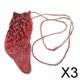 thumbnail image 1 of 3x 1 Pieza de Apoyo Vísceras con Cuerda Partes de Cuerpo Sangrienta de Látx Reutilizable Terrorífica Atmósfera 3 piezas, 1 of 8
