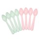thumbnail image 3 of Juego de vajilla de simple. - Spoons_4 Rosa 4 verde Sunnimix vajilla de paja de trigo, 3 of 6