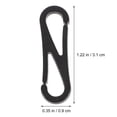 thumbnail image 2 of OUNONA 100Pack Black Plastic Mask Rope Hook Hanging Buckle For Daily Use, 2 of 6