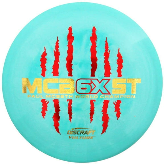 Discraft Limited Edition Paul McBeth 6X Commemorative McBeast Stamp Vulture Distance Driver Golf Disc - 173-174g