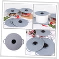 thumbnail image 3 of Supvox Microwave Dish Cover Silicone Food Lid with Sturdy Handle for Bowls Pots and Containers, 3 of 8