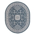thumbnail image 2 of Unique Loom Outdoor Aztec Collection Area Rug - Chalca (7' 10" x 10' Oval Blue/Ivory), 2 of 6
