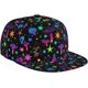 thumbnail image 3 of Gorra de béisbol con diseño de setas mágicas y calaveras para hombre y mujer, gorra de béisbol con visera plana y cierre trasero tipo hip hop, 3 of 5