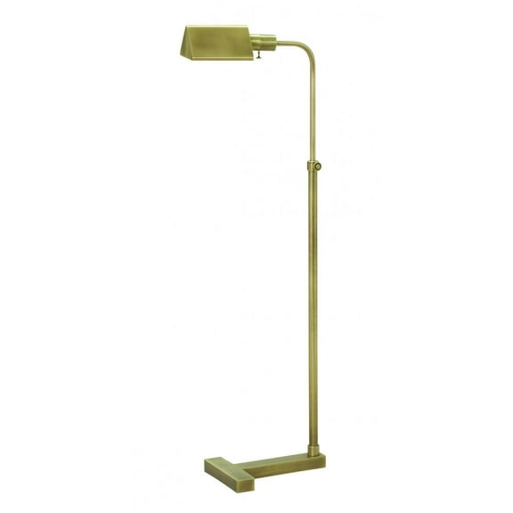 House of Troy F100-AB Fairfax Pharmacy Adjustable Floor Lamp, Antique Brass