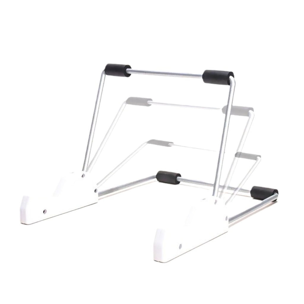 Space Saving Metal Tablet Stand Foldable Portable Computer Holder Adjustable Angles For Home Office Travel Study Work