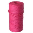 thumbnail image 2 of simhoa Natural Jute Rope Jute Burlap Twine String Rope Cord DIY Photo Wall Decor Rose Rose Red, 2 of 8