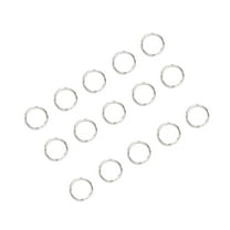 CRILSTYLEO 200Pcs Stainless Steel Keyring Split Rings for Everyday Use and Jewelry Making