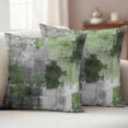 thumbnail image 2 of Sage Green Grey Outdoor Pillow Covers 20x20 Set of 2,Waterproof Patio Throw Pillowcase Protectors,Modern Oil Painted Abstract Art Aesthetics Decorative Pillow Shams Cushion Covers for Seat Bed Couch, 2 of 8