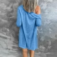 thumbnail image 4 of Womens Open Front Lightweight Long Cardigan Button Down Loose Solid Outerwear Womens Cardigan Petite Fuzzy Sweater Cardigan Women V Neck Cotton Cardigan Womens Cardigans Fall And Striped Sweater, 4 of 8