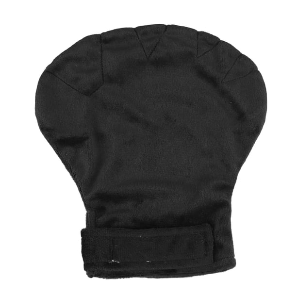 Guantes de entrenamiento para pájaros, resistentes a las mordeduras, a prueba de arañazos, protectores para manipulación de animales pequeños, para pájaros, conejos, hámsteres, color negro