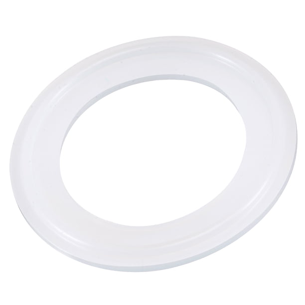 Junta de abrazadera de caucho de silicona Uxcell para abrazadera de 1.8 pulgadas, blanca