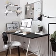 thumbnail image 3 of Kaboon 45x20 inch Universal Table Top, Black, 3 of 7