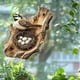 thumbnail image 1 of Decoración colgante de pared de pájaros de madera 2D | Adorno de estilo rústico | Arte inspirado en la naturaleza | Artesanía de madera de calidad | Decoración colgante versátil para el hogar, la, 1 of 8